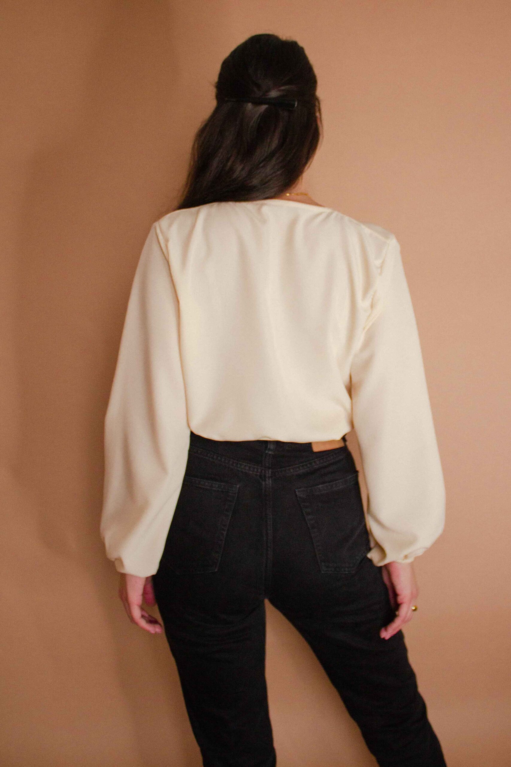 DIY Wrap Blouse tintofmint