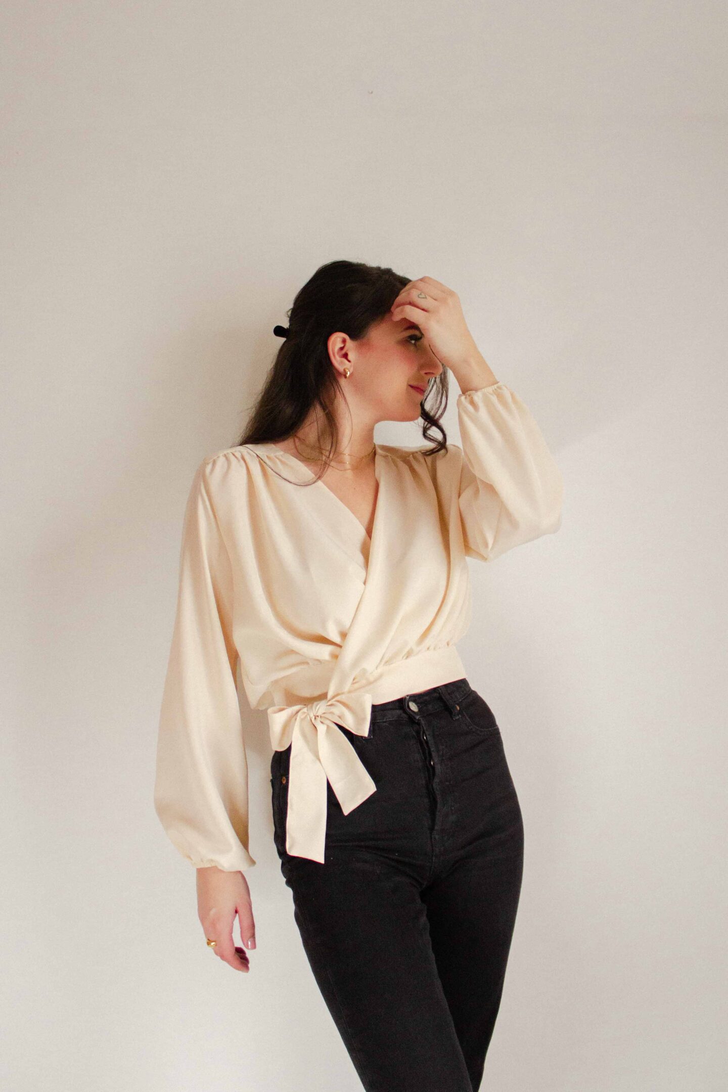 2 Ways to Style a Wrap Blouse - FunkyForty